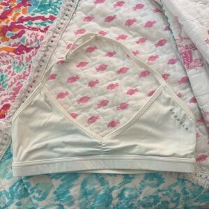 YoungLA Cream Halter Bralette SEE PICS